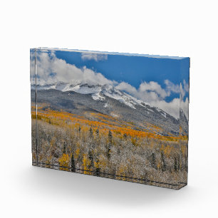 Bloc Photo Couleurs d'automne des peupliers trembles &    Mon