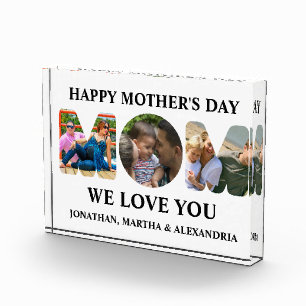 Bloc Photo Créez votre propre collage photo 3 Happy Mothers d