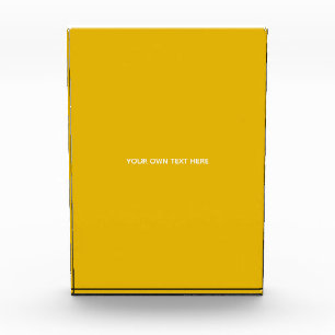Bloc Photo Créez votre propre design personnalisé jaune