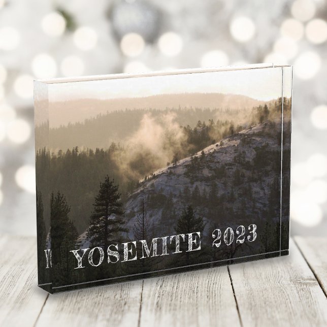 Bloc Photo Créez votre propre parc national Yosemite 2023 (Create Your Own Road Trip Keepsake Photo Block)