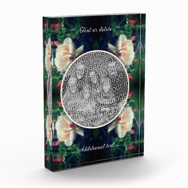 Bloc Photo Créez Votre Propre Rose De Pêche Et Vos Boules (Gauche)