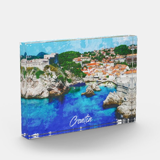 Bloc Photo Croatie Panorama Voyage (Gauche)