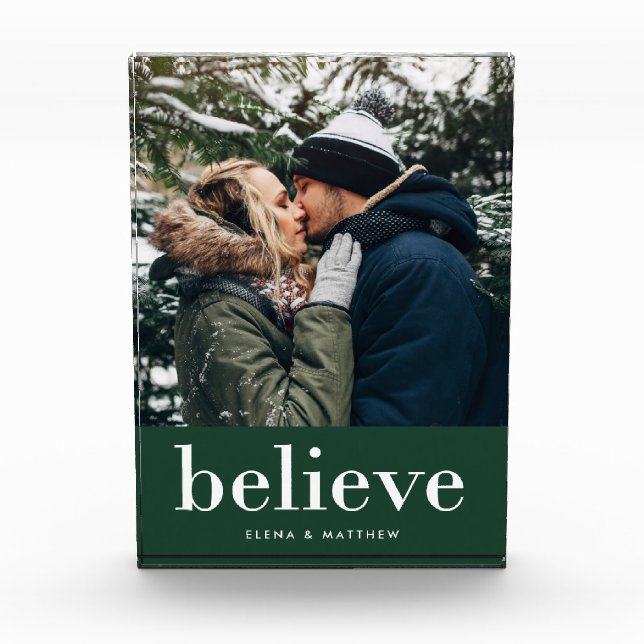 Bloc Photo Croire moderne | Votre photo de vacances sur Rich  (Devant)