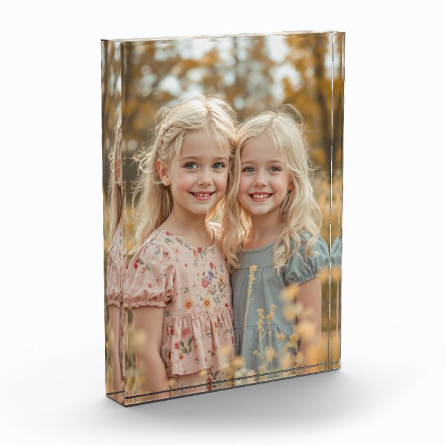Bloc Photo Custom Acrylic Personalised (Gauche)