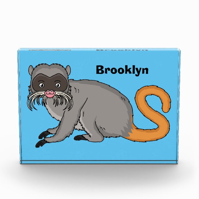 Bloc Photo Cute Emperor Tamarin illustration (Devant)