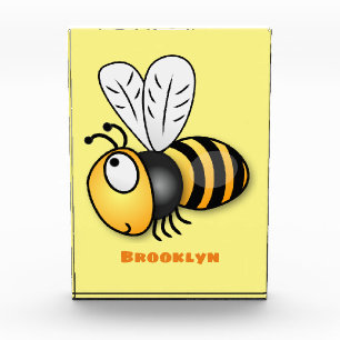 Bloc Photo Cute happy bee cartoon illustration
