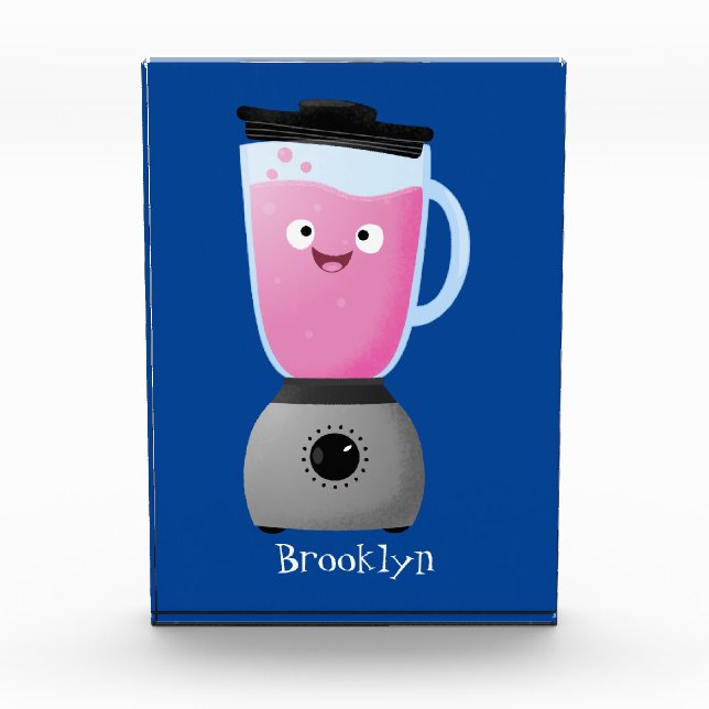 Bloc Photo Cute happy food mixender cuisine appareil dessin a (Devant)