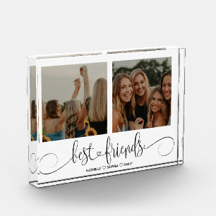 Bloc Photo Cute Modern Best Friends Forever Photo Cadeau