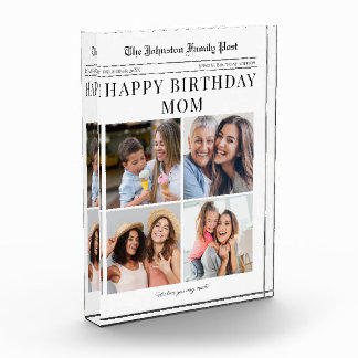 Bloc photo d'anniversaire Collage photo pour Maman