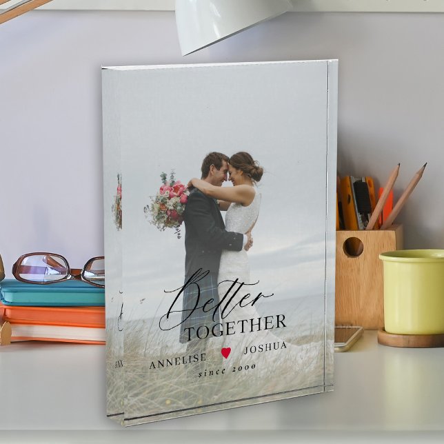 Bloc photo d'anniversaire de couple personnalisé m (Créateur téléchargé)