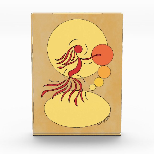 Bloc Photo Danseur Abstrait (Devant)