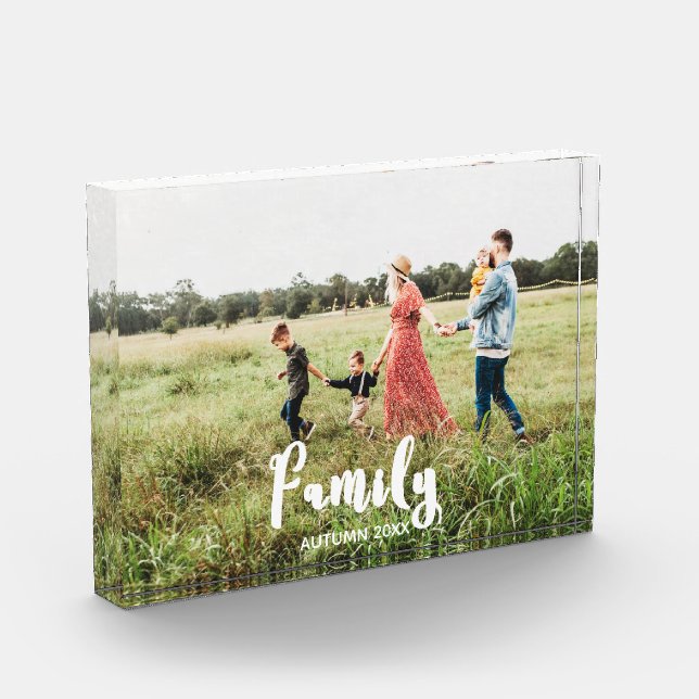 Bloc photo de la famille personnalisée (Gauche)