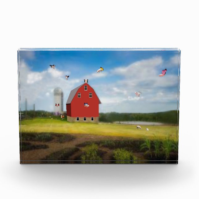 Bloc photo de la ferme de porcs (Devant)