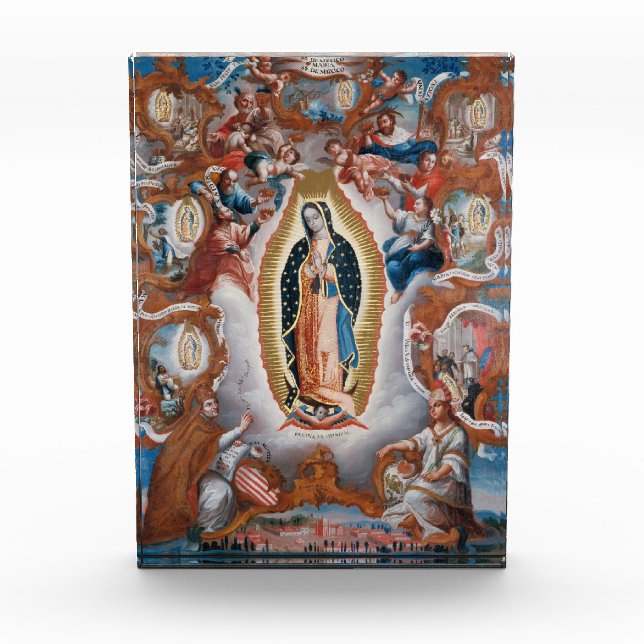Bloc photo de l'art "Vierge de Guadalupe" (Devant)
