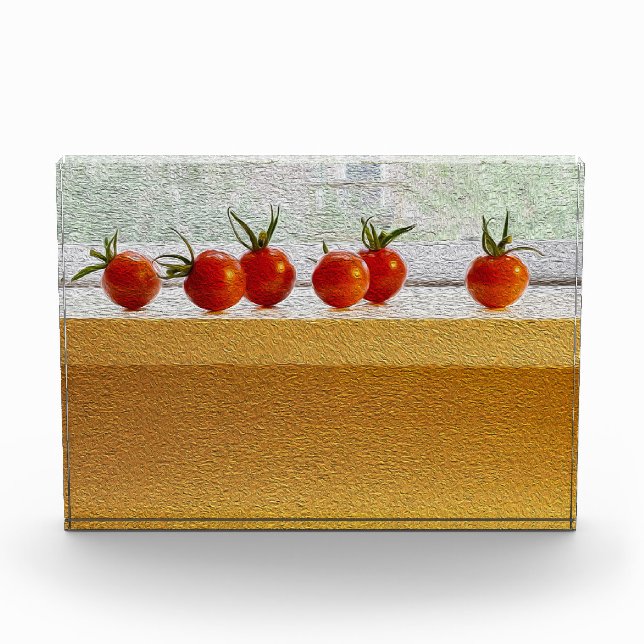Bloc photo de petites tomates (Devant)