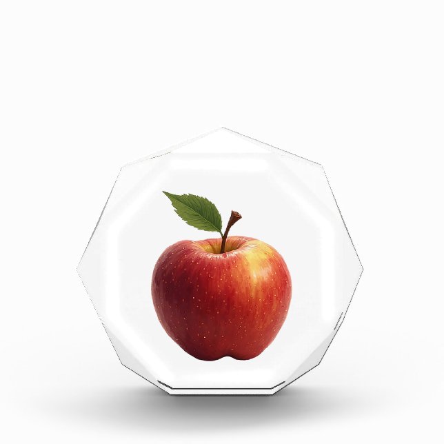 Bloc photo de pomme rouge  (Devant)