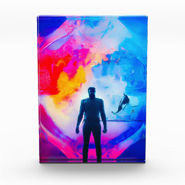 Bloc Photo Debout dans les couleurs (Devant)