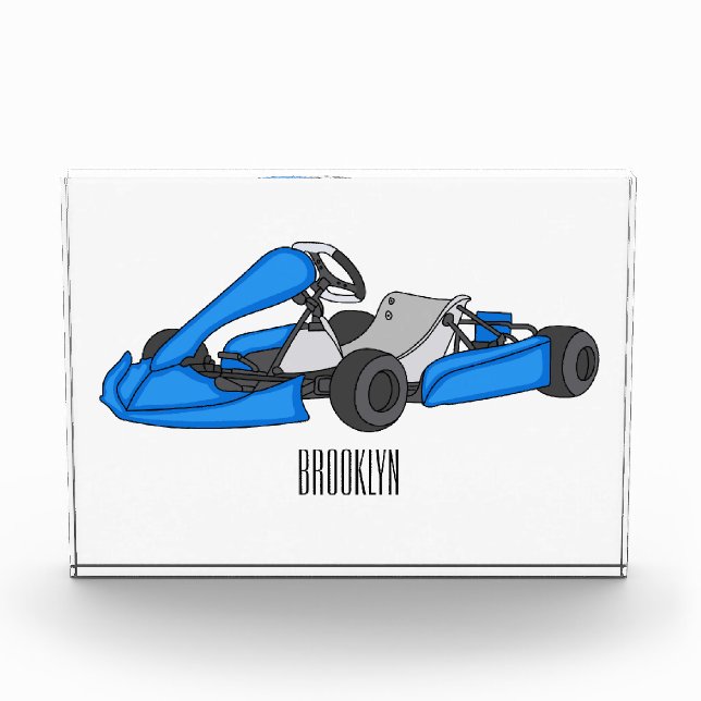 Bloc Photo dessin animé de Kart racing (Devant)