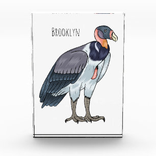 Bloc Photo dessin animé d'oiseau vautour du roi