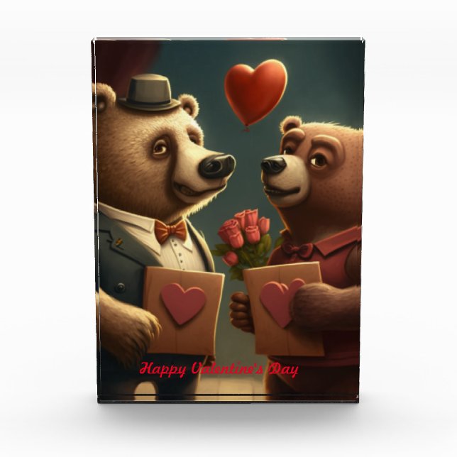 Bloc Photo Dessin de Saint Valentin (Devant)