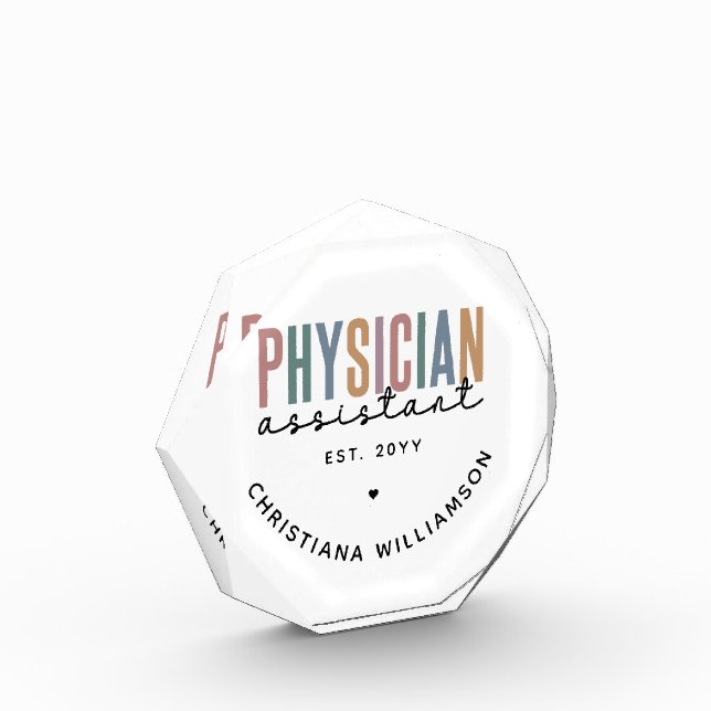 Bloc Photo Diplôme d'adjoint de médecin PA personnalisé