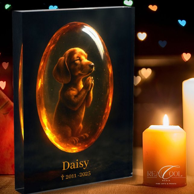 Bloc Photo Dog Memorial Photo Block - Dachshund  (Créateur téléchargé)