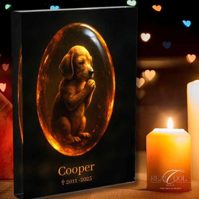 Bloc Photo Dog Memorial Photo Block - Hound Dog (Créateur téléchargé)
