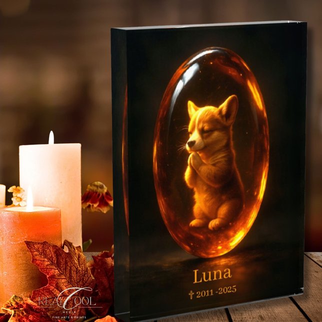 Bloc Photo Dog Memorial  Photo Block - Welsh Corgi  (Créateur téléchargé)