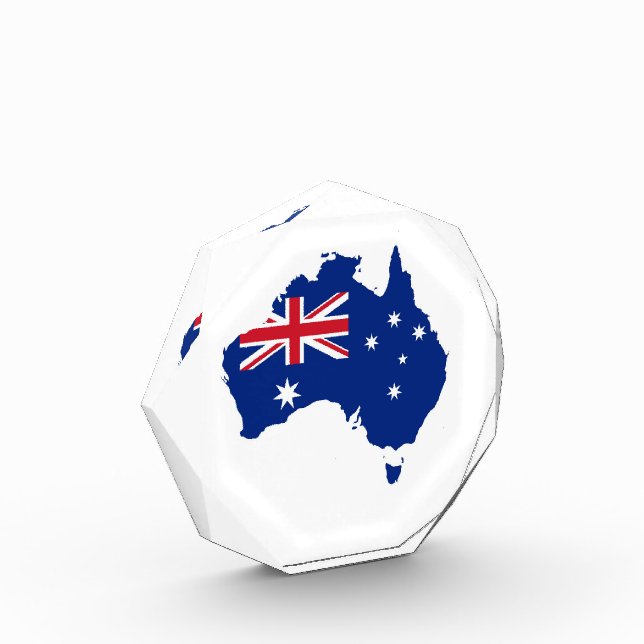Bloc Photo Drapeau australien (Gauche)
