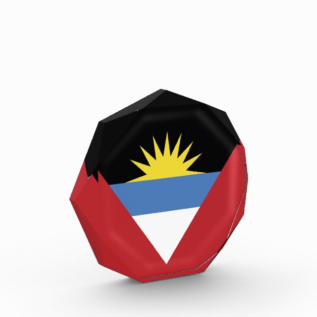 Bloc Photo Drapeau d'Antigua-et-Barbuda (Gauche)