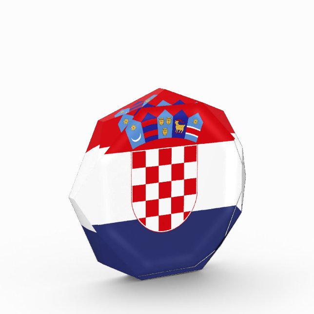 Bloc Photo Drapeau de Croatie (Gauche)