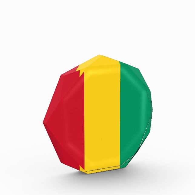 Bloc Photo Drapeau de Guinée (Gauche)