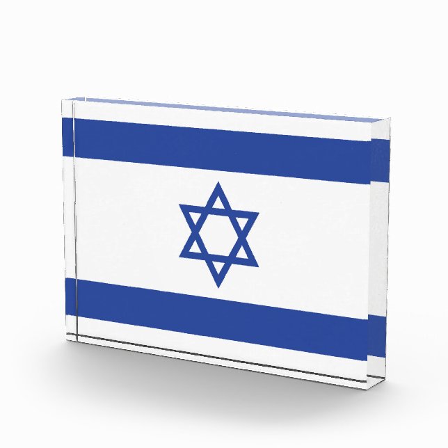 Bloc Photo Drapeau de l'État d'Israël Étoile de David Judaïsm (Droite)