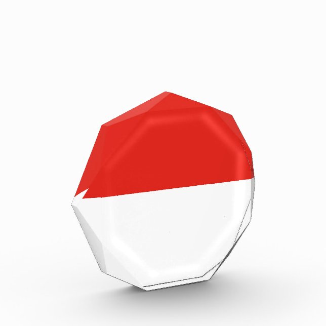 Bloc Photo Drapeau de l'Indonésie (Gauche)