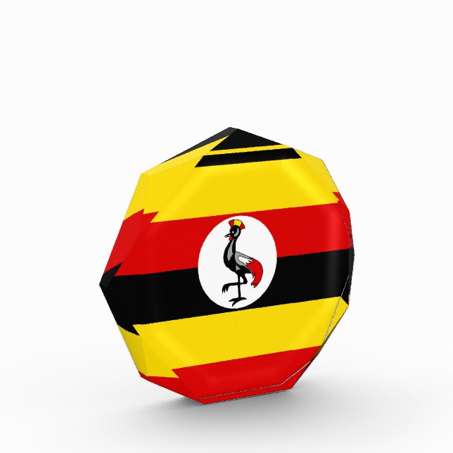 Bloc Photo Drapeau de l'Ouganda (Gauche)