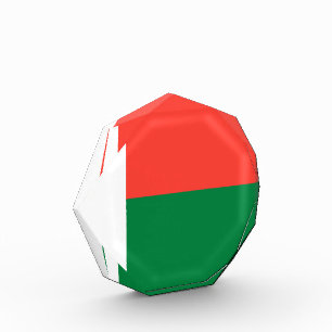 Bloc Photo Drapeau de Madagascar