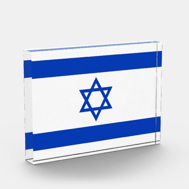 Bloc Photo Drapeau d'Israël (Gauche)
