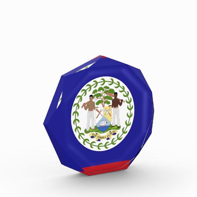 Bloc Photo Drapeau du Belize (Gauche)