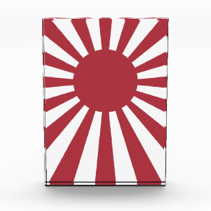 Bloc Photo Drapeau du soleil levant impérial du Japon, Edo à
