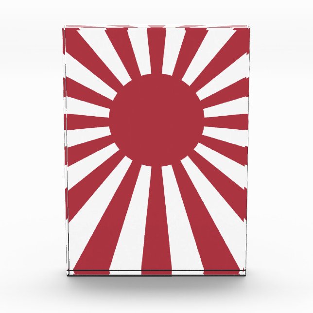 Bloc Photo Drapeau du soleil levant impérial du Japon, Edo à  (Devant)