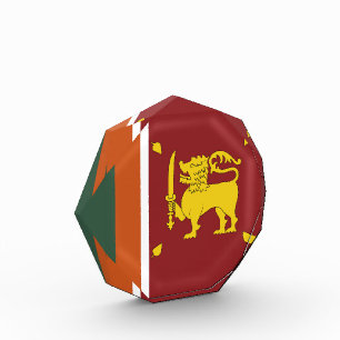 Bloc Photo Drapeau du Sri Lanka