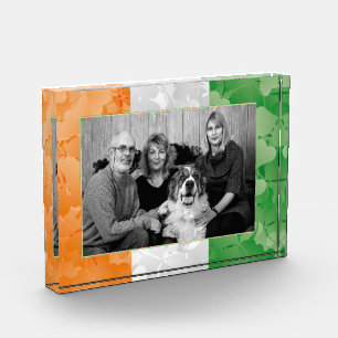 Bloc Photo Drapeau irlandais de la fête de la Saint Patrick c