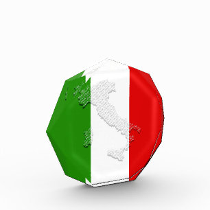 Bloc Photo Drapeau italien