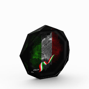 Bloc Photo Drapeau italien