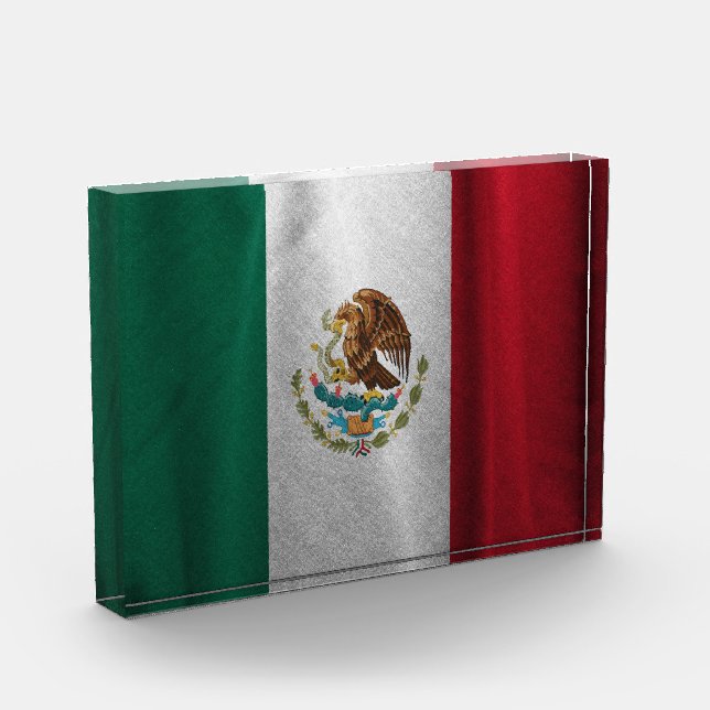 Bloc Photo Drapeau mexicain (Gauche)
