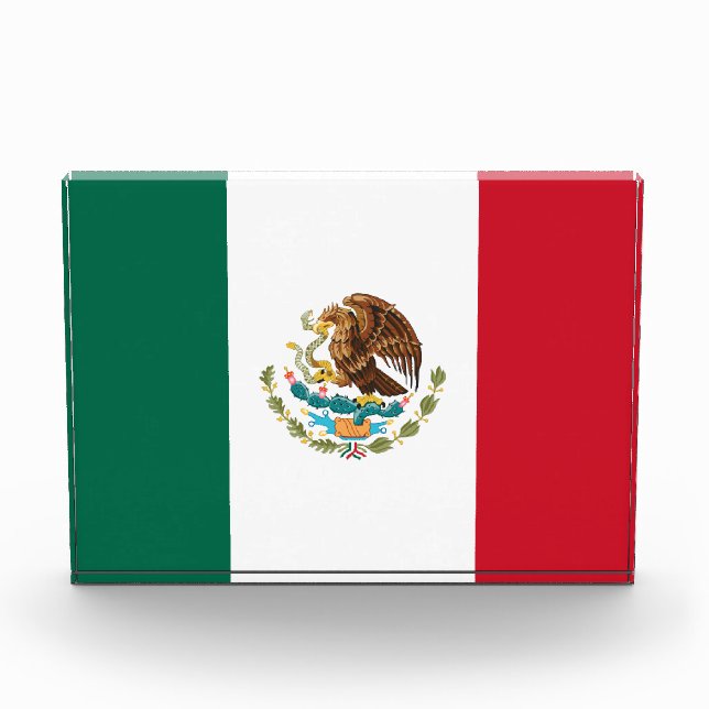 Bloc Photo Drapeau mexicain - Drapeau mexicain (Devant)