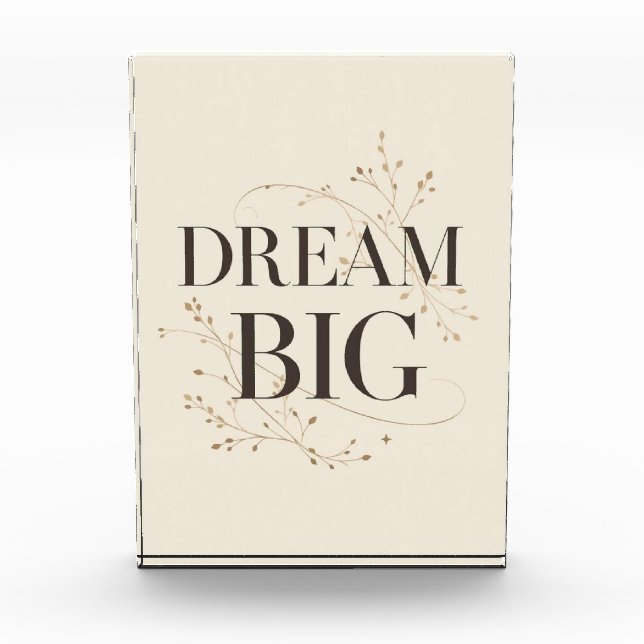 Bloc Photo Dream Big (Devant)