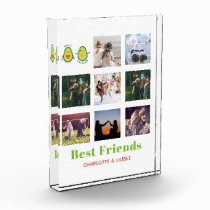 Bloc Photo Drôle BFF PHOTO COLLAGE Cadeau personnalisé AVOCAD