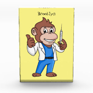 Bloc Photo Drôle orangoutan dessinateur docteur