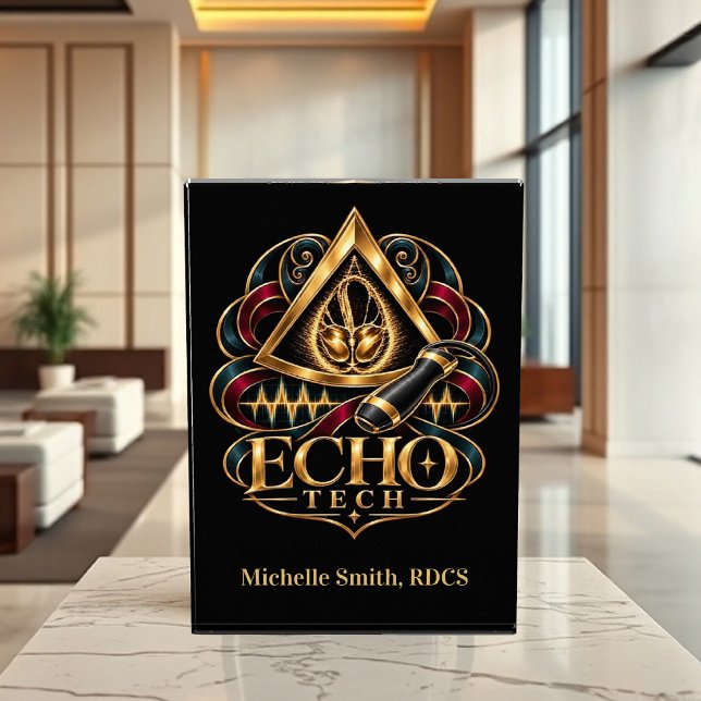 Bloc Photo Echo Tech - Echocardiographiste - Sonographe (Echo Tech - Echocardiographer - Sonographer Photo Block )